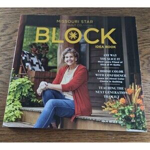 BLOCK IDEA BOOK MAGAZINE MISSOURI STAR QUILT CO  VOL 8 ISSUE 5 2021